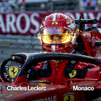 F1法拉利车队车手查尔斯·勒克莱尔肖像 - 摩纳哥车手