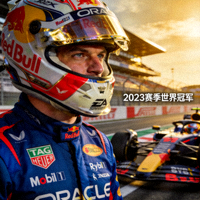 F1红牛车队车手马克斯·维斯塔潘肖像 - 2023赛季世界冠军